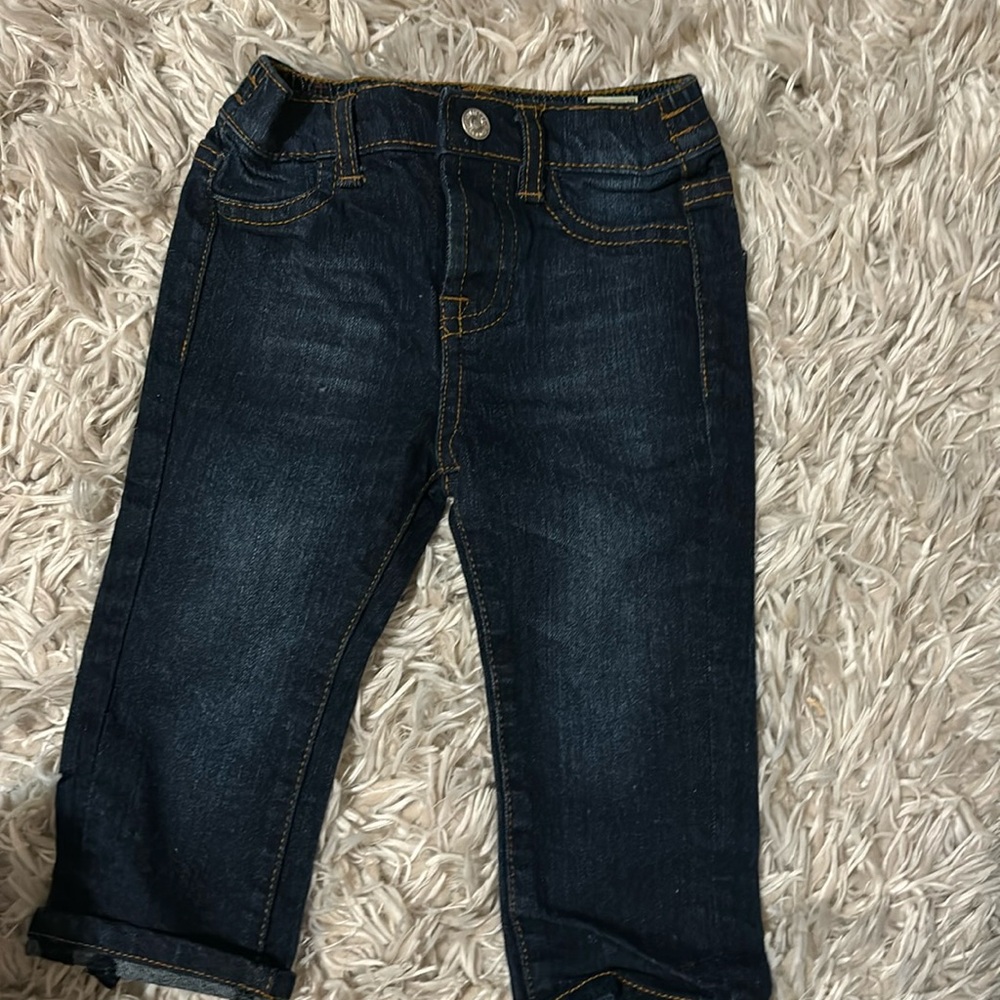 Baby authentic 7mankind jeans worn once sz 12months